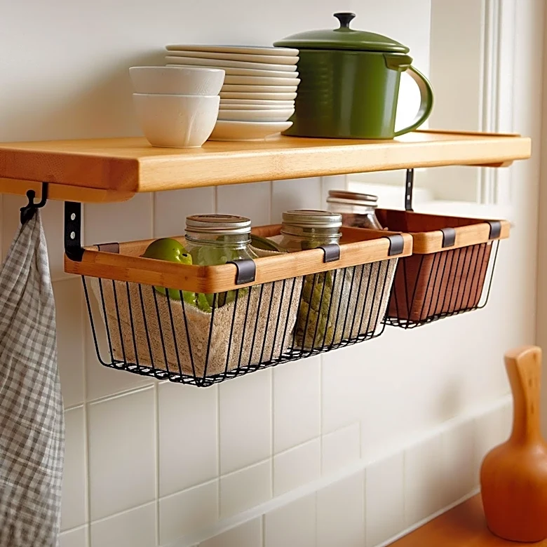 Innovative Storage Solutions Transform Small Kitchens Without Pantries
