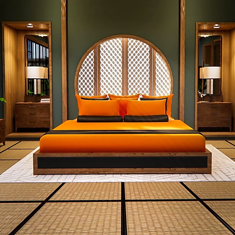 AI Tools Revolutionize Bedroom Design with Japandi Style for Awkward Layouts