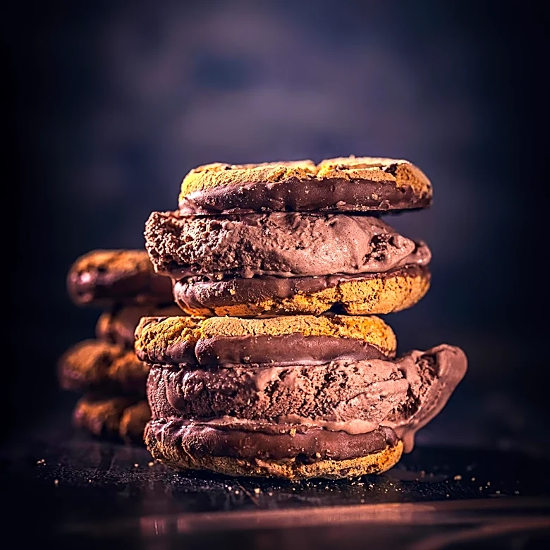 Homemade Brownie Ice Cream Sandwiches Offer a Decadent Treat