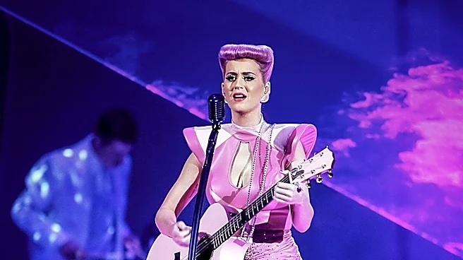 Katy Perry's Concert Stunt Goes Awry as She Gets Trapped in Inflatable Water Bottle