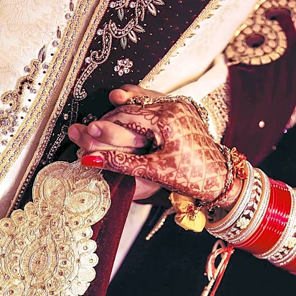 A Muslim Wedding Celebrates Tradition and Unity Under a Canopy