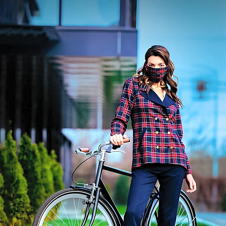 Olivia Cooke Embraces Biking Fashion Trend in London