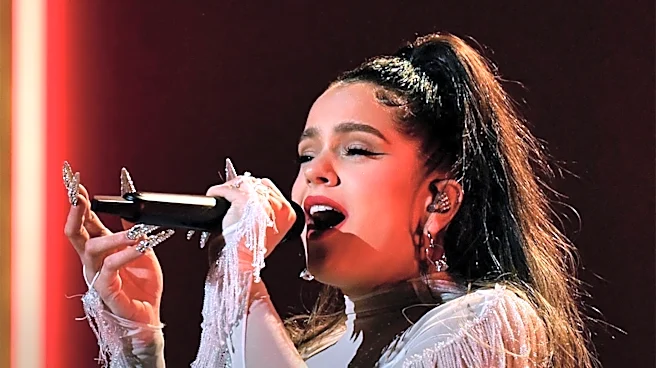 Ex-Diputada Camila Musante Stuns with Unique Look at Rosalía's Chile Concert