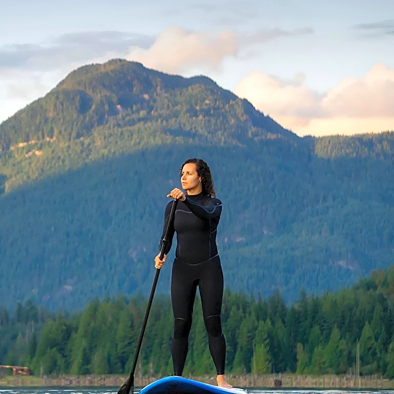 Kim Kardashian Shares Lakeside Paddleboarding Adventure with Niece Penelope