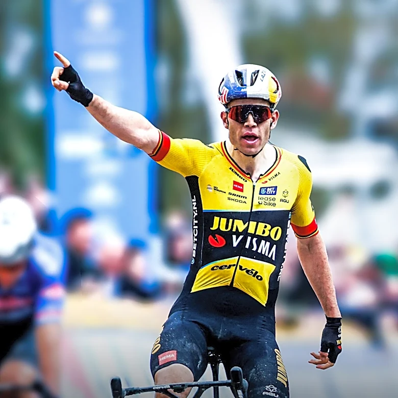 Wout van Aert Secures Third Consecutive Victory in Tour of Denmark Stage 3