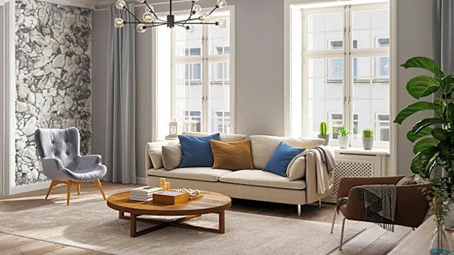 Living Room Transformation Achieved Through Flooring and Furniture Adjustments
