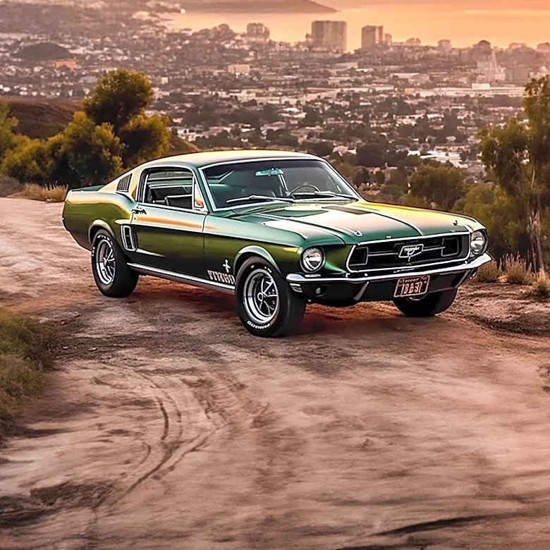 Iconic '68 Mustang from 'Bullitt' Restored and Displayed at Petersen Auto Museum