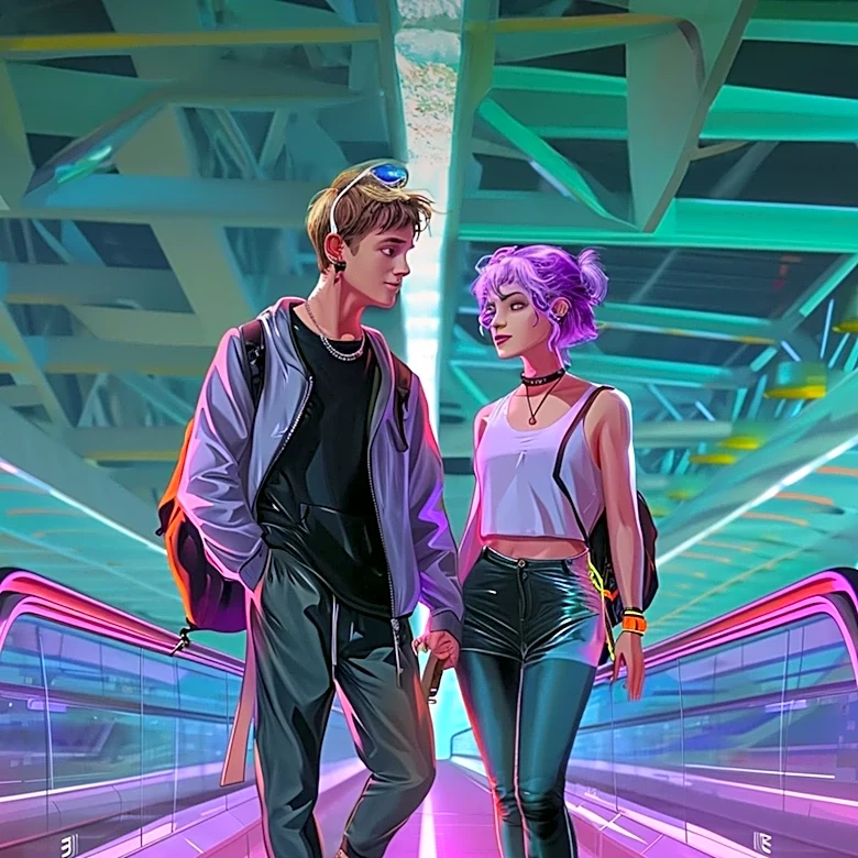Sci-Fi Rom-Com 'Molli and Max in the Future' Blends Romance with Futuristic Elements
