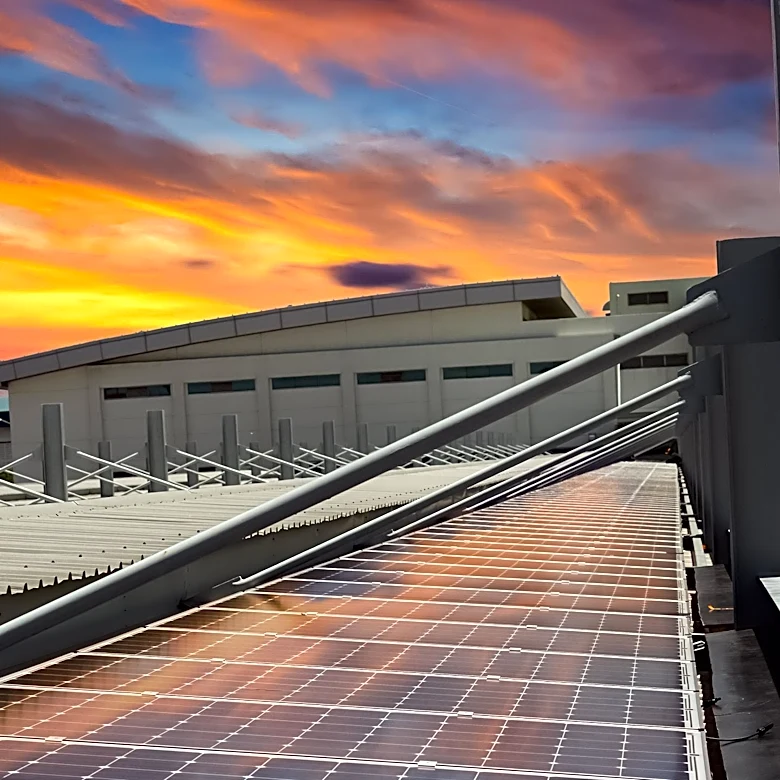 Vertical Solar Panels at Frankfurt Airport Challenge Conventional Solar Design