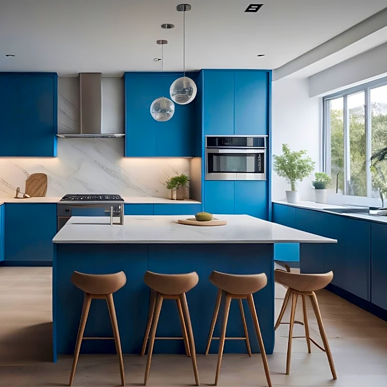 Coastal Kitchen Staging: AI-Enhanced Beach-Inspired Design