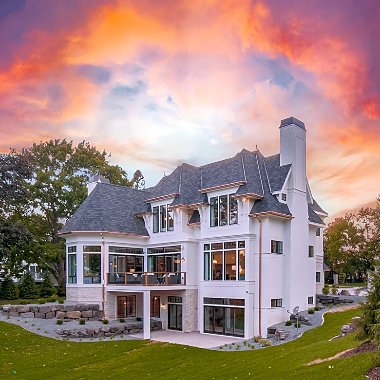 Kansas Dream House: European-Inspired Architecture with Modern Elements