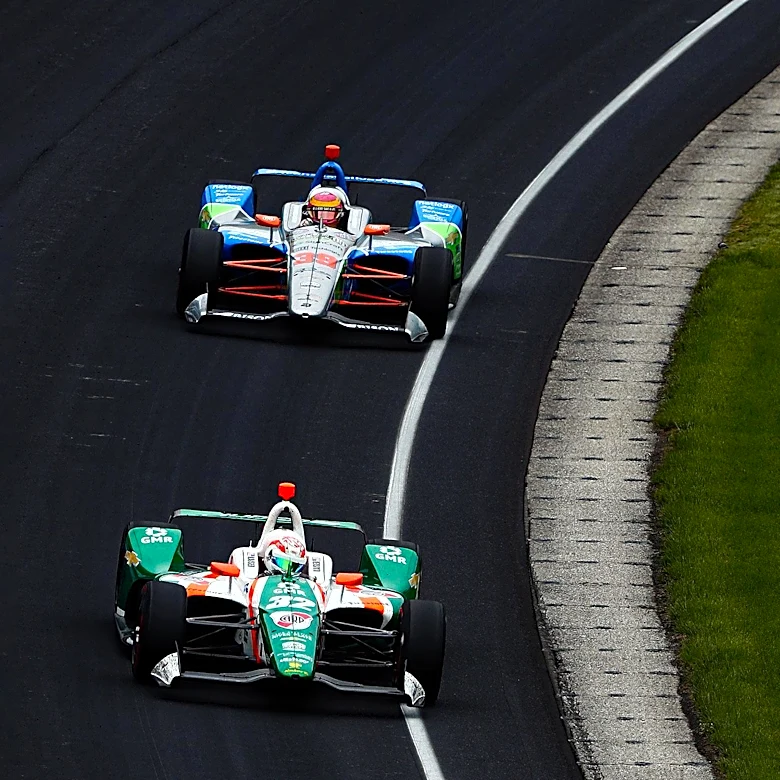 Alex Palou Tests New IR28 Indy Car at Indianapolis Motor Speedway