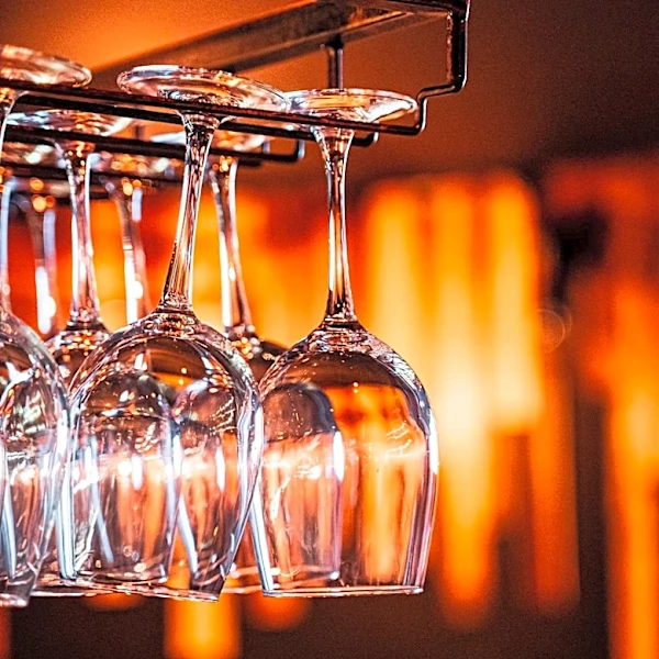 Innovative Bedroom Storage Solution Using Wine Glasses