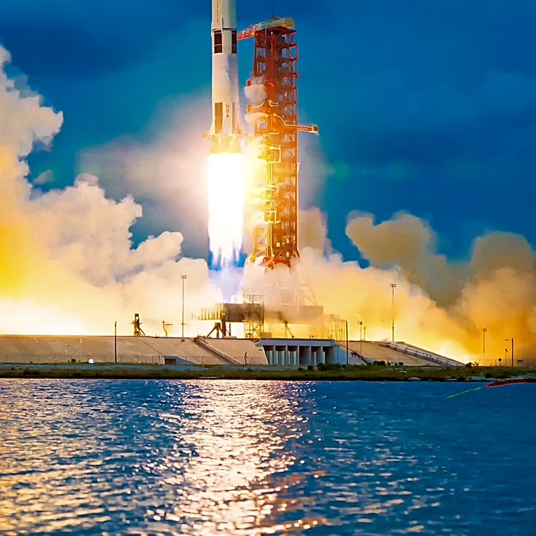 SpaceX Launches Falcon 9 Rocket with AST SpaceMobile BlueBird Satellites from Cape Canaveral