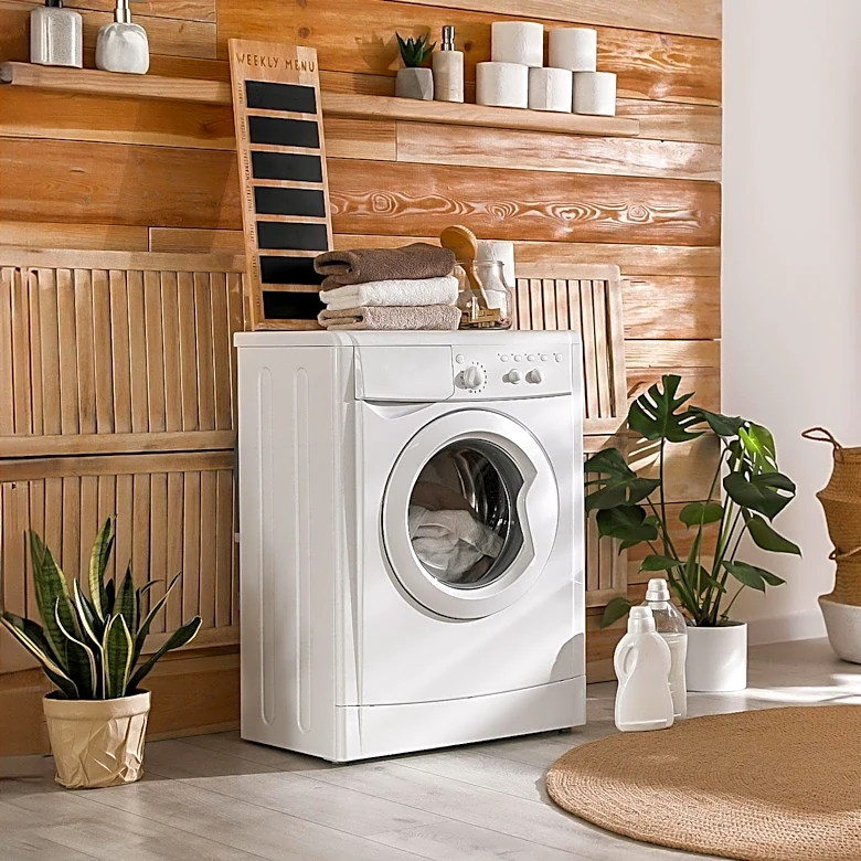 DIY Trend: Transforming Old Hutches into Functional Laundry Room Storage