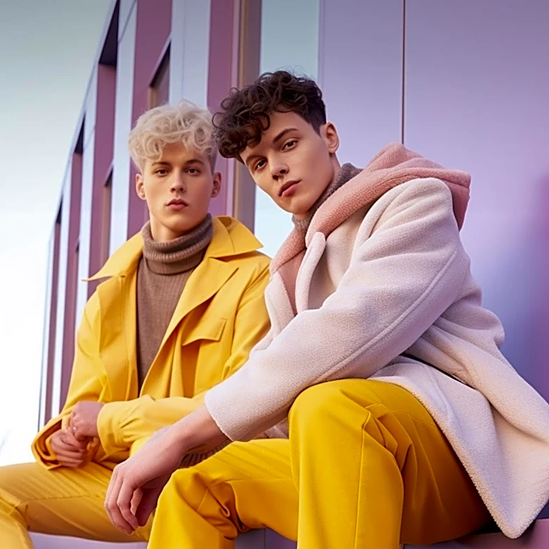 Hudson Williams and Connor Storrie Showcase Matching Fashion in Toronto