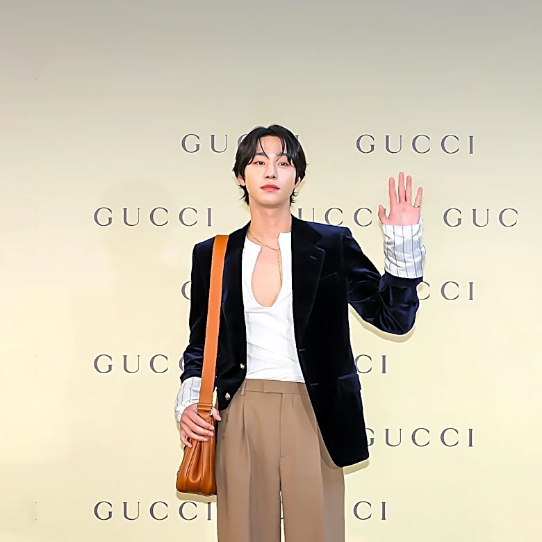 Kaia Gerber Embraces Minimalism with Gucci at 'The Shards' Launch