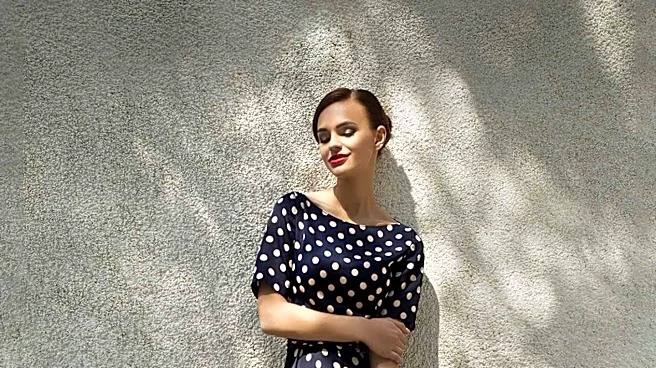 Tate McRae Stuns in Vintage Saint Laurent Dress with High Slit