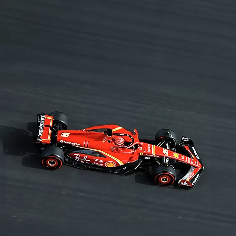 Charles Leclerc Showcases Two Ferraris from His Collection in Monaco, Highlighting Ferrari's Evolution