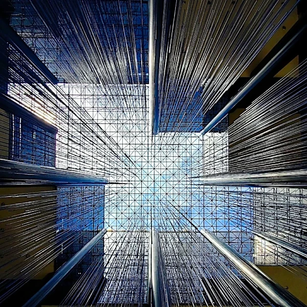 Luxury Brands Use Scaffolding for Architectural Statements on Fifth Avenue