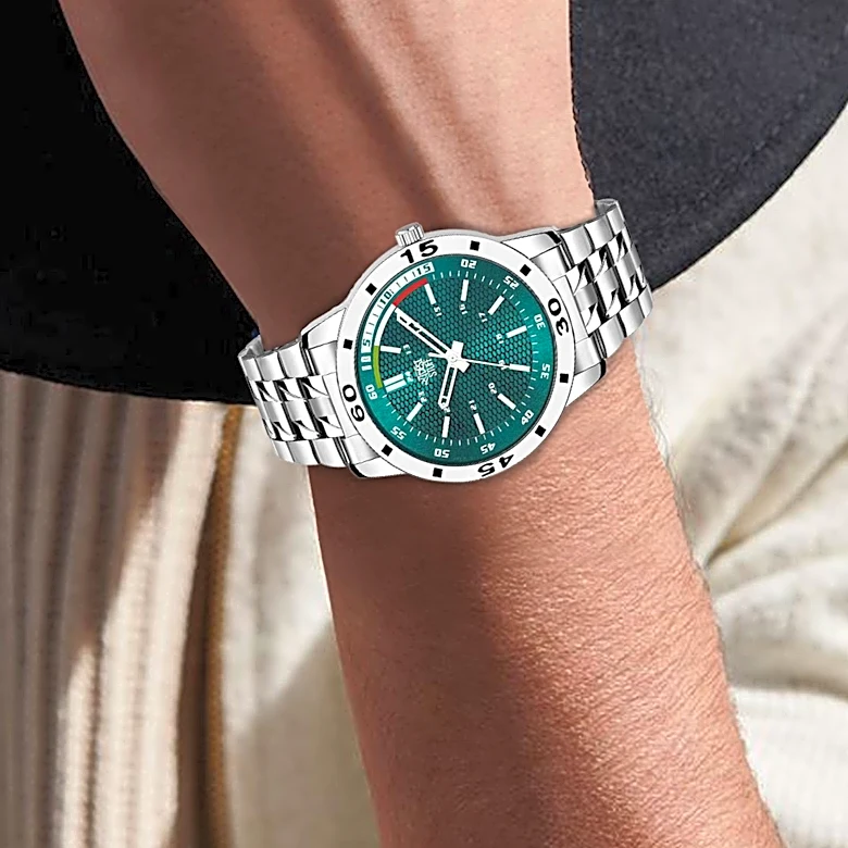 Bell  Ross Unveils BR-05 GMT Green Steel Watch with Enhanced Features