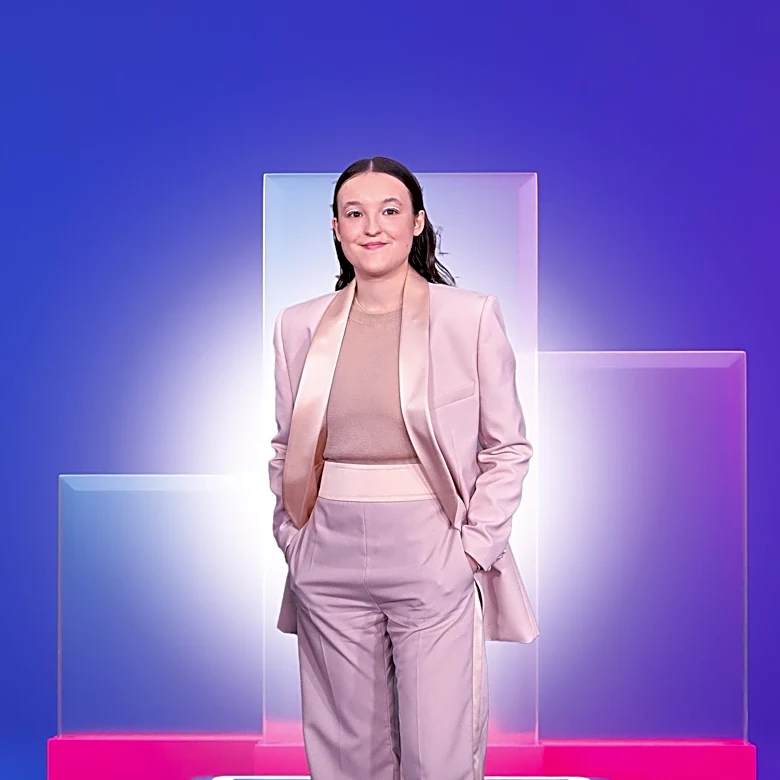 Bella Ramsey Showcases Miu Miu Fashion During 'Sunny Dancer' Press Tour
