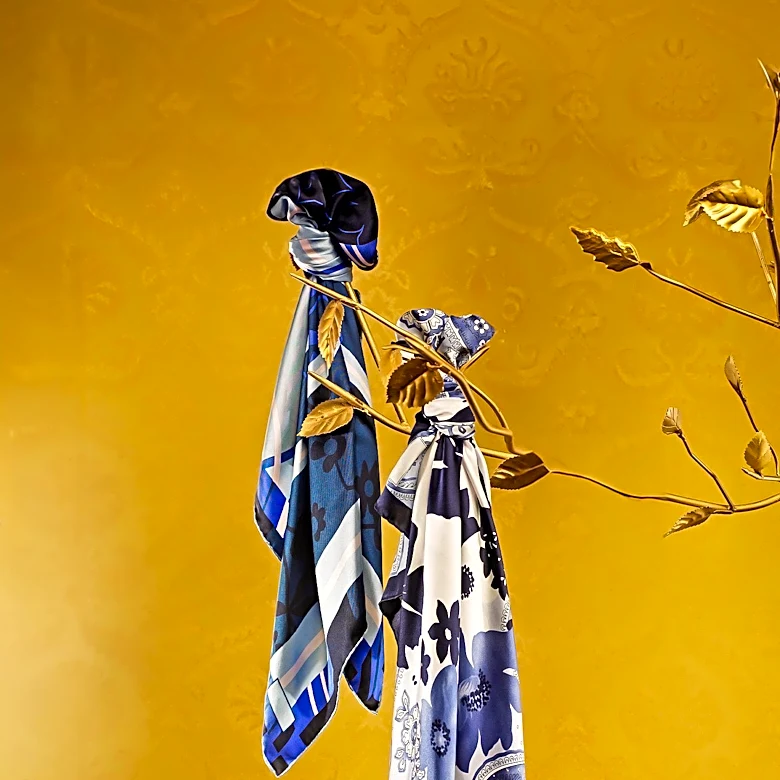 Celine and Loro Piana Innovate Silk Scarves for Modern Fashion
