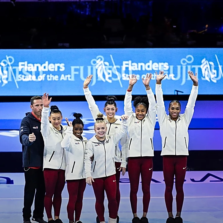 Skye Blakely and Claire Pease Lead US Gymnastics Championships