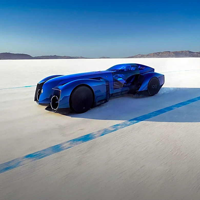 Andy Green Attempts New Land Speed Record with Hydrogen-Powered Car in Utah