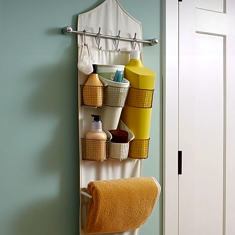 DIY Enthusiast Transforms Shower Curtain Rings into Vintage Storage Solutions