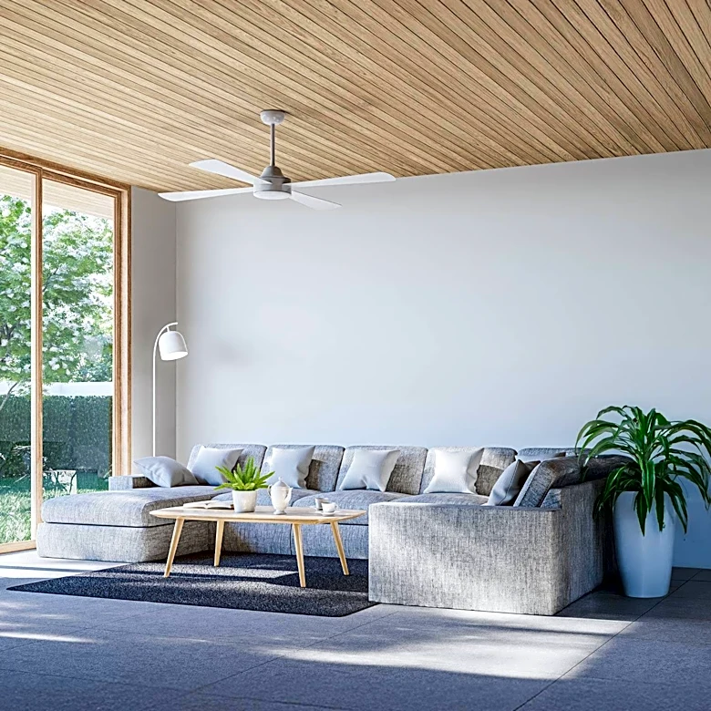 Minimalist Design Trends Highlight Black Ceiling Fans for Visual Contrast
