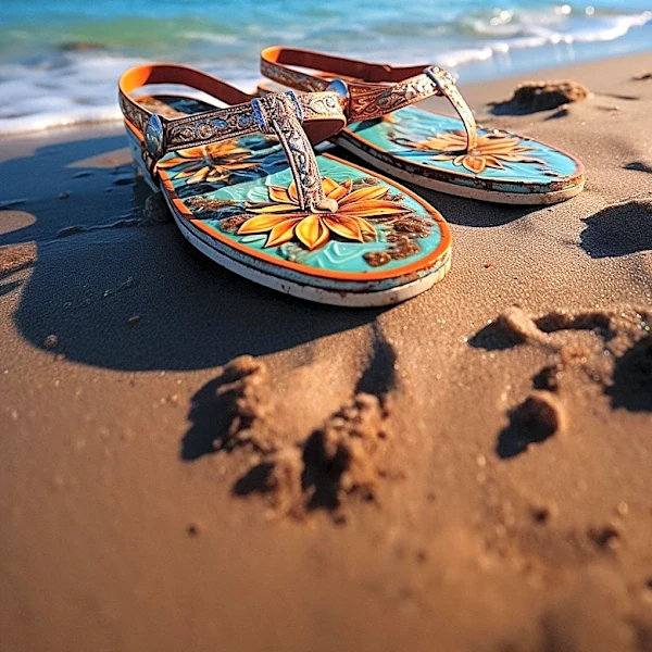 Harper Beckham Sports £640 Hermès Sandals Amid Family Vacation