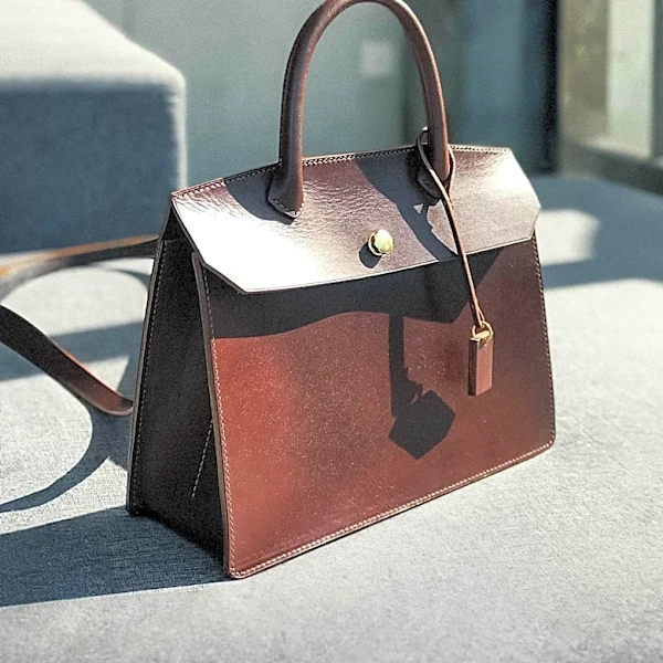 DeMellier Launches Sustainable Dark Chocolate Croc-Effect Leather Bag