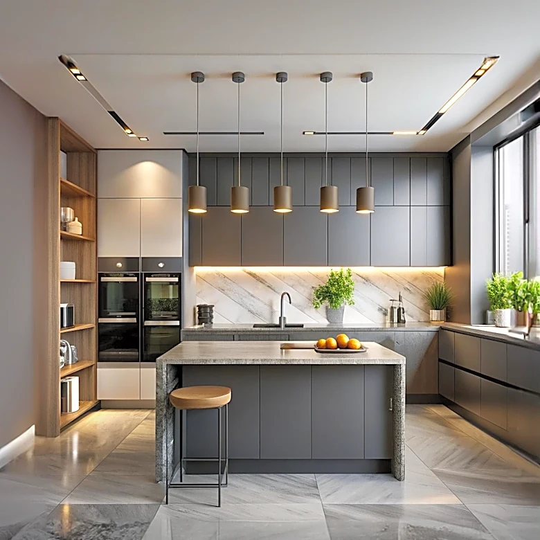 Mirrored Backsplashes Transform Small Kitchens with Light and Space