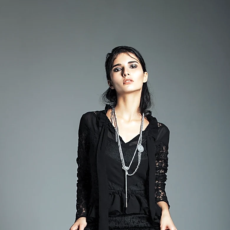 Gabbriette Revamps Babydoll Dress with Gothic Aesthetic