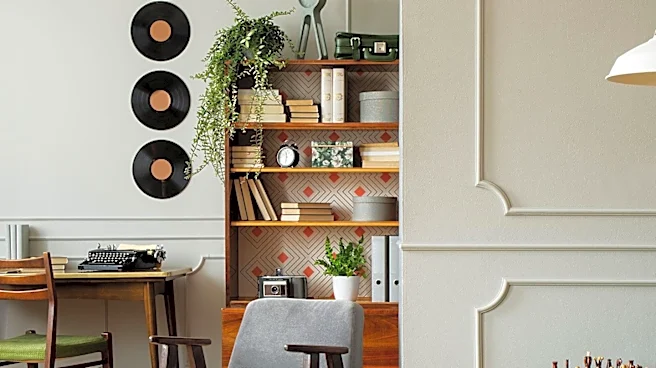 Mid-Century Modern Decor Emphasizes Conversational Wall Art and Functional Design
