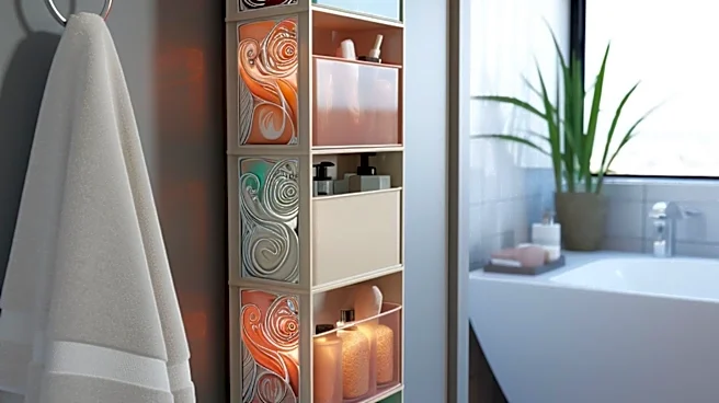 Vertical Storage Towers Offer Space-Saving Solutions for Small Bathrooms