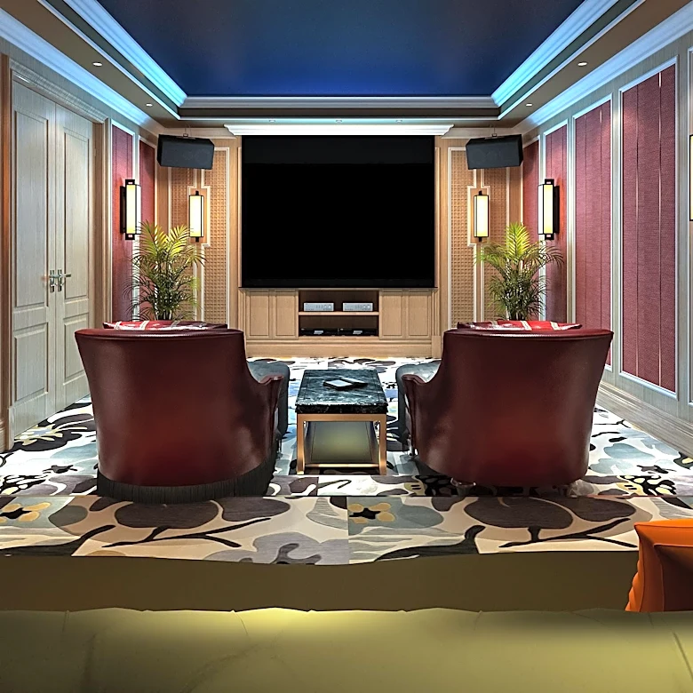 Home Theater Furniture Emphasizes Comfort and Functionality for Enhanced Viewing Experience
