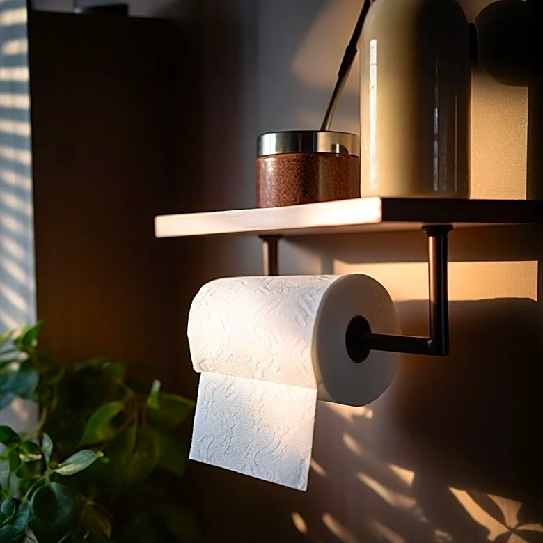 DIY Project Transforms Old Drawer into Upcycled Paper Towel Storage Shelf