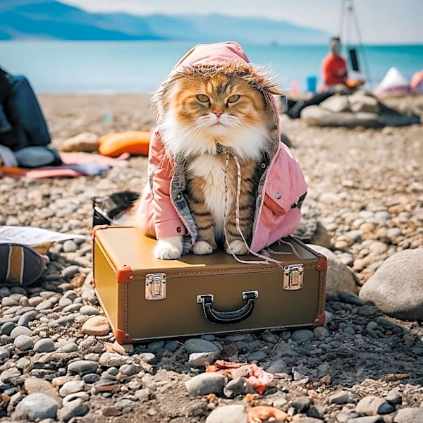 Internet-Famous Cats Louie and Todd Travel the World, Amassing Millions of Social Media Followers