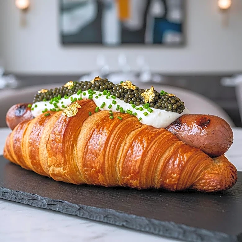 Upscale Hot Dogs Featuring Caviar, Wagyu, and 24-Karat Gold Emerge in U.S. Market