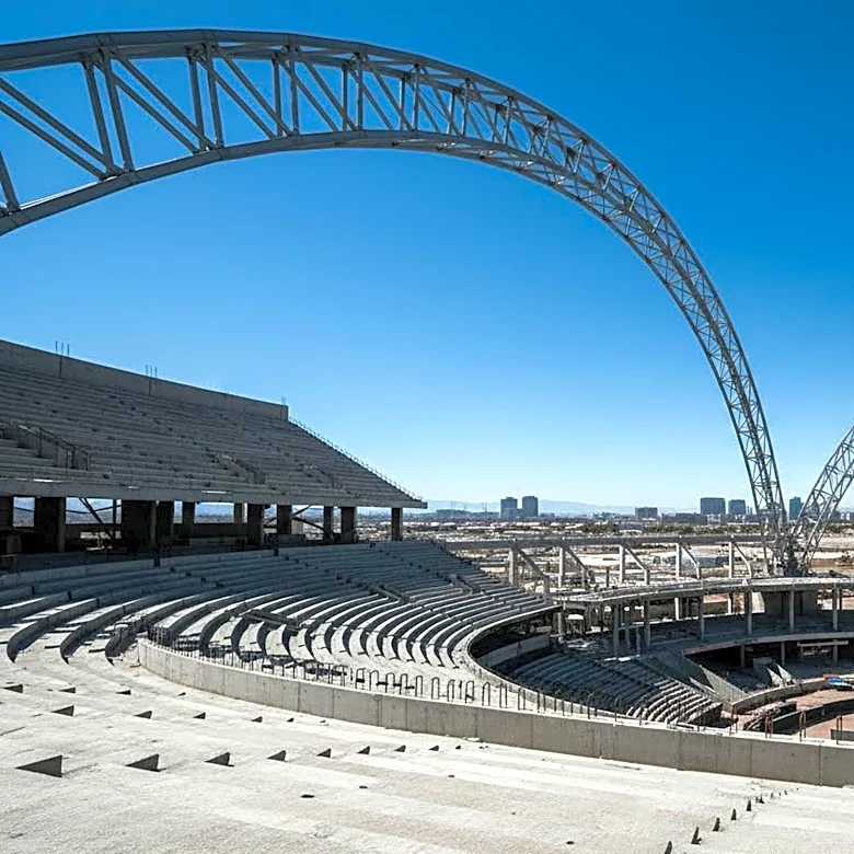 Oakland Athletics Ballpark in Las Vegas Progresses with Second Roof Arch Installation Complete