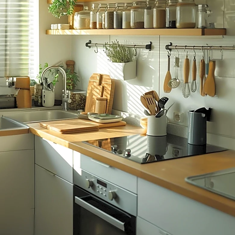 Homeowners Transform Pantry with Cabinetry and Butcher Block, Increasing Storage and Functionality