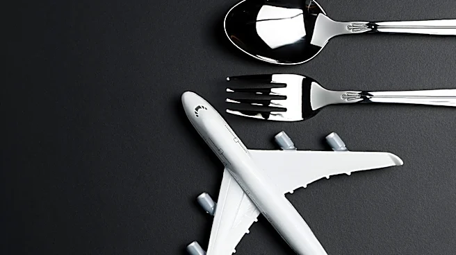 Air France Delivers Elegant Business Class Meal on Short-Haul Flight
