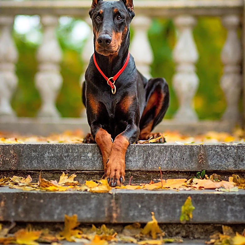 Dobermans Caesar and Cleopatra Cause Daily Delays for Owner with Stairway Dispute