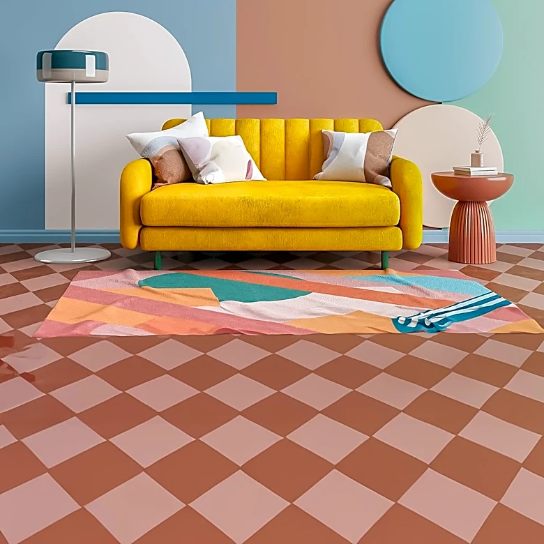 Interior Design Trends Shift Towards Bold, Patterned, and Irregularly Shaped Rugs