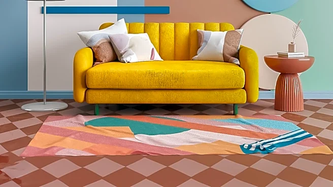 Interior Design Trends Shift Towards Bold, Patterned, and Irregularly Shaped Rugs