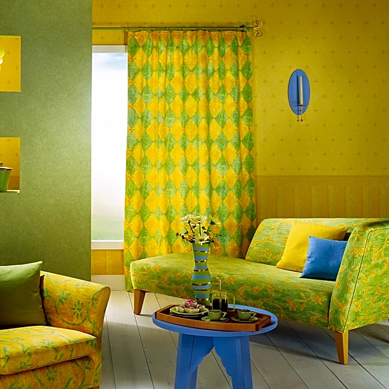 Jamie Lee Curtis's 1977 Patterned Sofa Highlights Timeless Appeal of Retro Home Decor