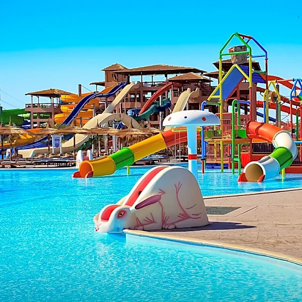 Parrotel Lagoon Resort in Egypt Features Smurfs Club Aquapark for Children