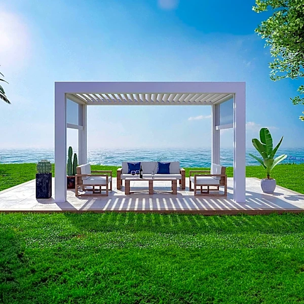 PERGOLUX Smart Pergolas Integrate with Amazon Alexa for Enhanced Home Automation